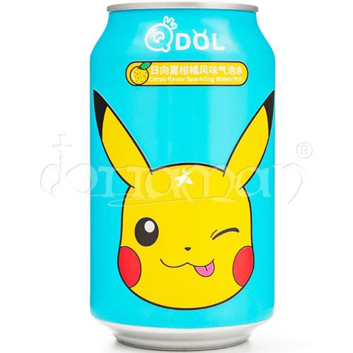 Qdol | Pokemon Drink Pikachu Citrus Flavour | Getrnk | 330ml