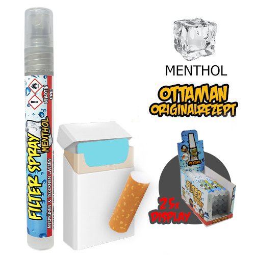 Menthol Spray fr Zigarettenfilter oder Karten 10ml | MHD Ware